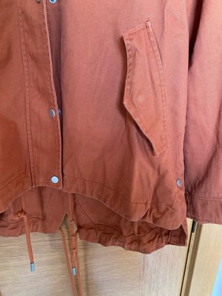 Cazadora vaquera naranja