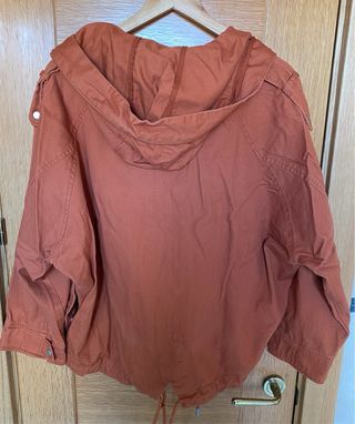 Cazadora vaquera naranja