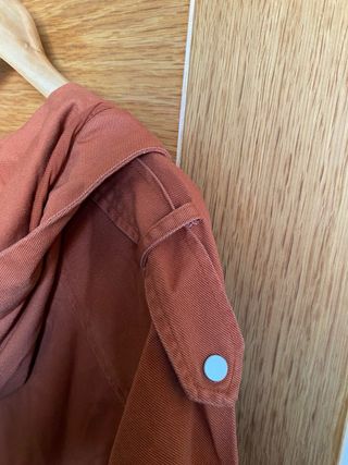 Cazadora vaquera naranja