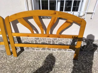 2 Cabeceros Madera Provenzal 147 y 100cm