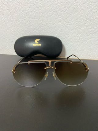Gafas Carrera Marrón y Doradas