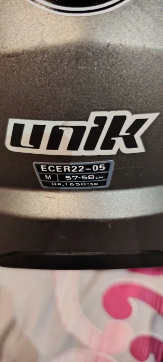 Casco modular Moto UNIK Talla M