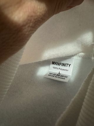 Felpa bianca con zip nuova