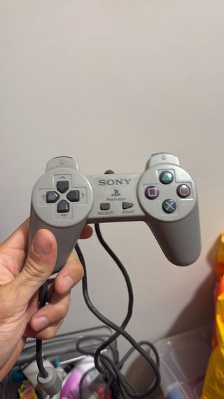 Mando PlayStation 1 PS1 Sony Gris