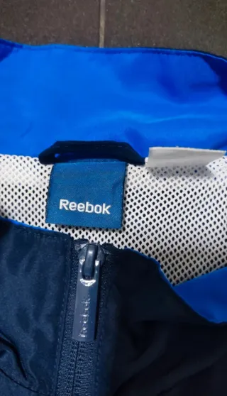 Track Jacket Reebok Azul y Blanca