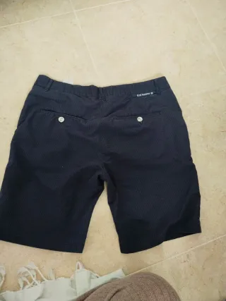 Pantalones cortos estampados azul marino