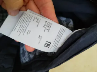 Pantalones cortos estampados azul marino