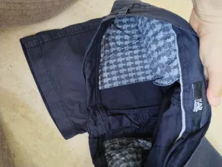 Pantalones cortos estampados azul marino