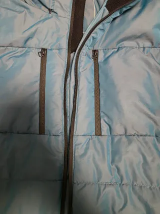 Chaqueta acolchada hombre azul