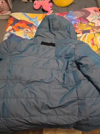 Chaqueta acolchada hombre azul