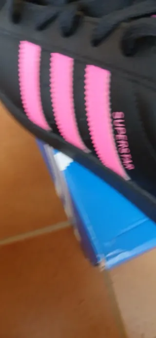 Adidas Superstar Negras Talla 38 2/3