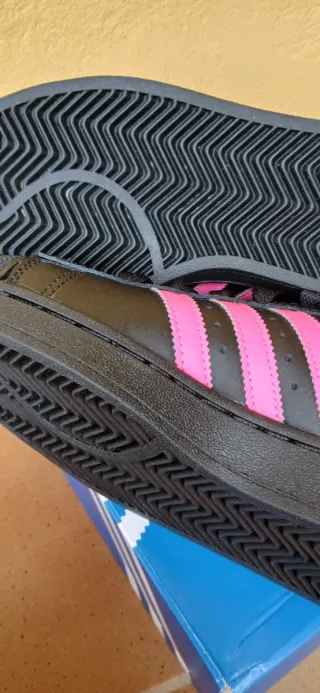 Adidas Superstar Negras Talla 38 2/3