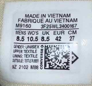 Zapatillas Converse Negras Talla 42