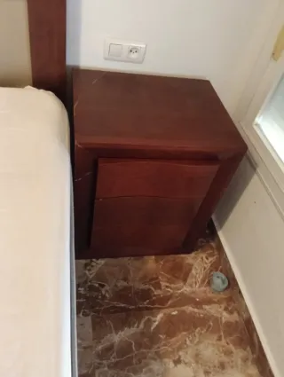 Cama 150/190 + Colchón + Cabecero + Mesitas