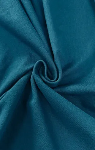 Vestido midi azul real