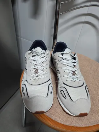 Zapatillas Munich Hombre Blanco/Gris