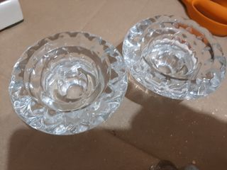 Juego cristal decoración y caja de por