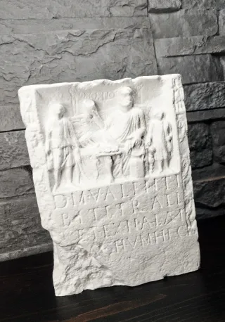 Gypsum Sculpture Totenmahl