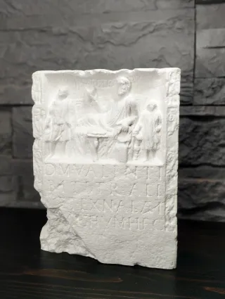 Gypsum Sculpture Totenmahl