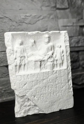 Gypsum Sculpture Totenmahl