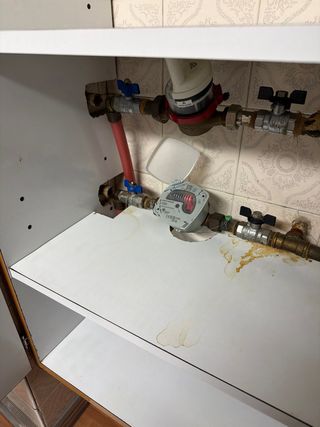 Armario de cocina madera y metal