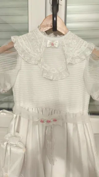 Vestido de comunión clásico blanco