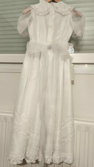 Vestido de comunión clásico blanco