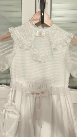 Vestido de comunión clásico blanco