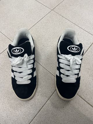 Adidas Campus Zapatillas Negras Blancas