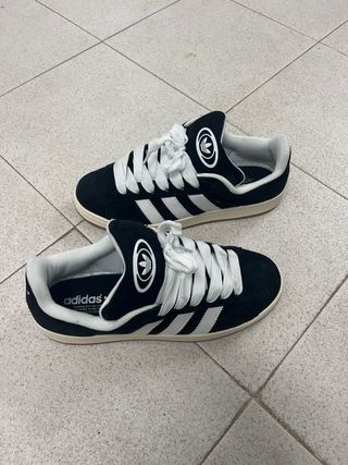 Adidas Campus Zapatillas Negras Blancas