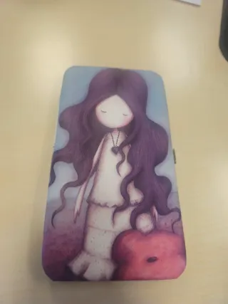 Monedero Gorjuss con dibujo de niña