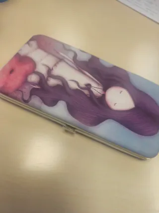 Monedero Gorjuss con dibujo de niña