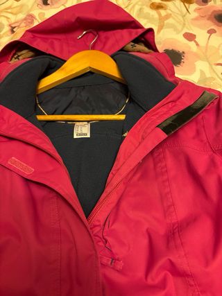 Cazadora deporte 3 en 1 Quechua Rosa