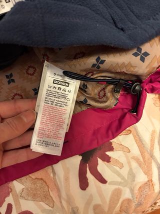 Cazadora deporte 3 en 1 Quechua Rosa