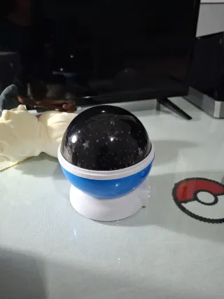 Lámpara quitamiedos infantil estrellas giratoria