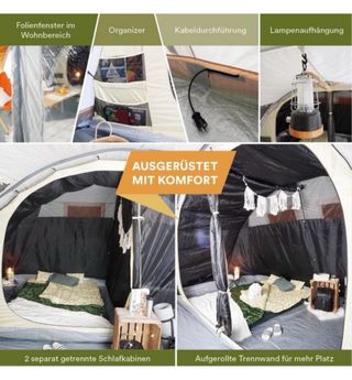 Tienda campaña familiar Skandika Gotland 6