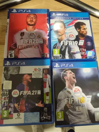 Lote 4 Juegos FIFA PS4
