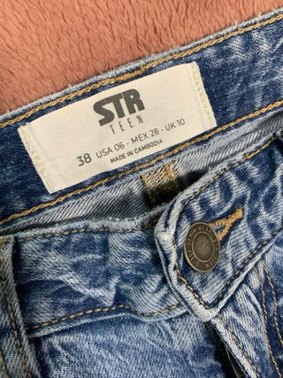 Vaqueros STR Teen Talla 38
