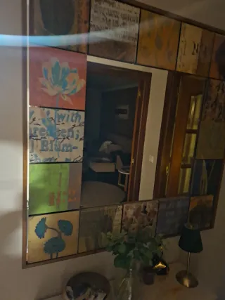 Espejo Decorativo Marco Madera