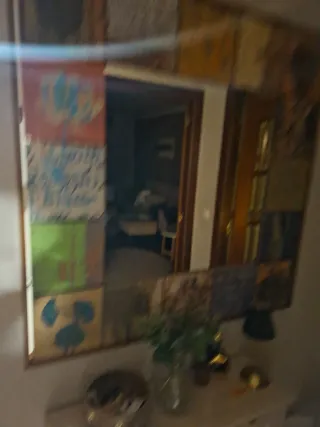 Espejo Decorativo Marco Madera