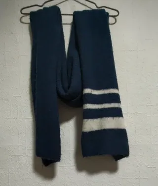 Cárdigan + bufanda Poems Azul Talla S/M