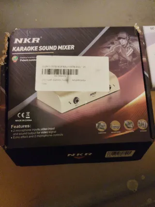 Mezclador Sonido Karaoke NKR Beige
