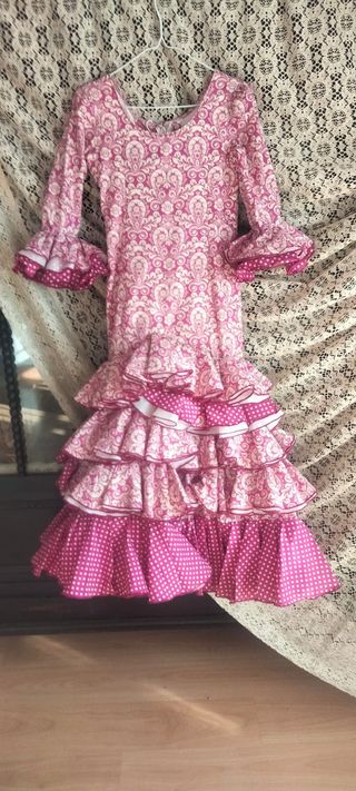 Traje Flamenca Niña 7-9 Años