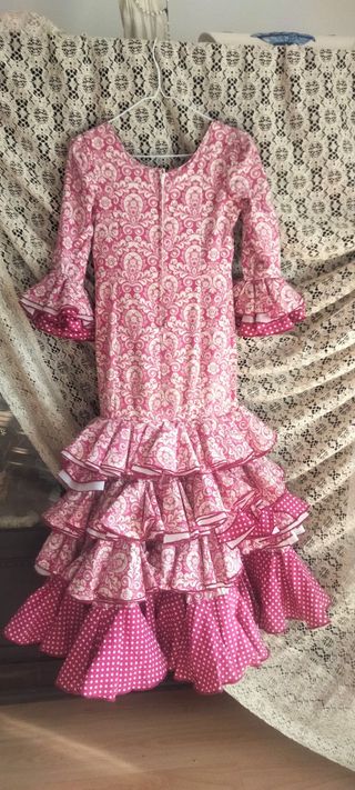 Traje Flamenca Niña 7-9 Años
