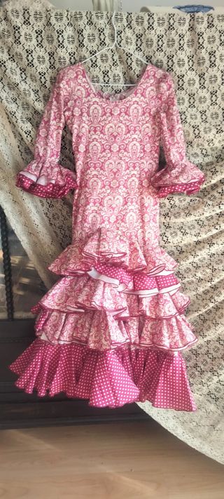 Traje Flamenca Niña 7-9 Años