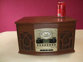 TOCADISCOS CON RADIO-CD/MP3-USB-SD-CASSETE