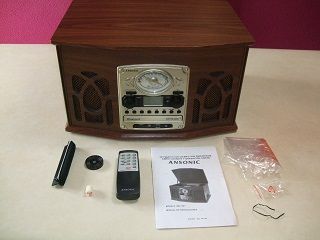 TOCADISCOS CON RADIO-CD/MP3-USB-SD-CASSETE