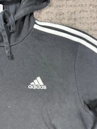 ¡¡OFERTA!! Talla L Sudadera Adidas Negra con Rayas