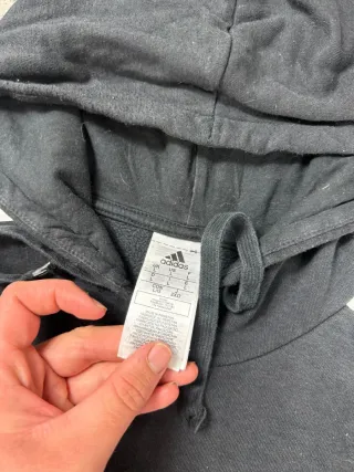 ¡¡OFERTA!! Talla L Sudadera Adidas Negra con Rayas