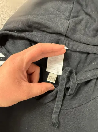 ¡¡OFERTA!! Talla L Sudadera Adidas Negra con Rayas